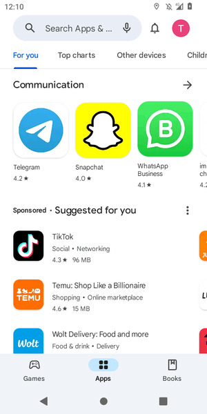 Select the Search bar