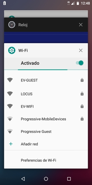 Seleccione el icono X para cerrar todas las aplicaciones en ejecución