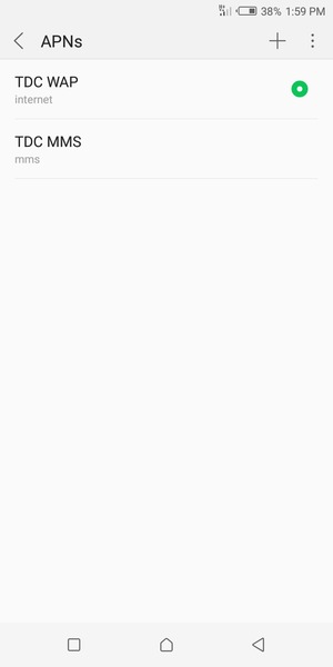 Select the Menu button