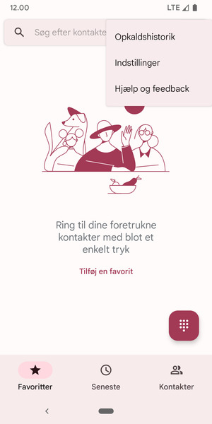 Vælg Indstillinger
