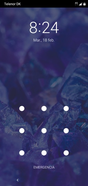 El teléfono ha sido asegurado con un bloqueo de pantalla