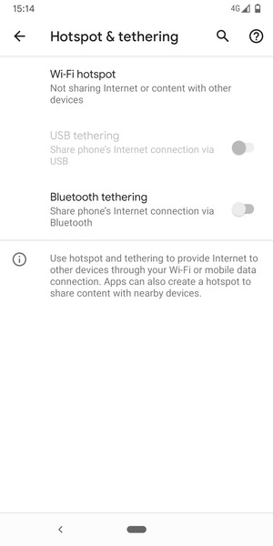 Select Wi-Fi hotspot