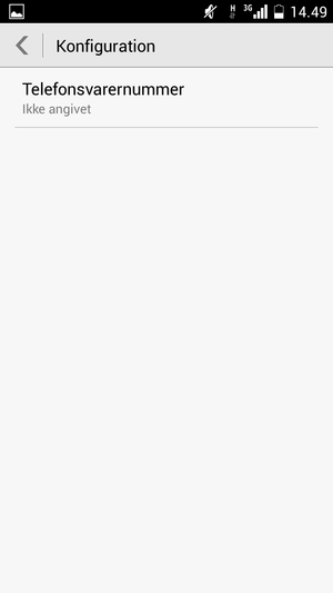 Vælg Telefonsvarernummer