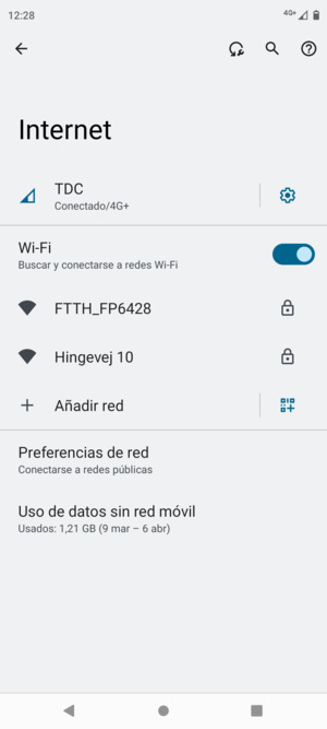 Seleccione la red inalámbrica a la que desea conectarse