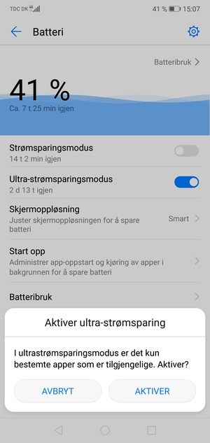 Velg AKTIVER