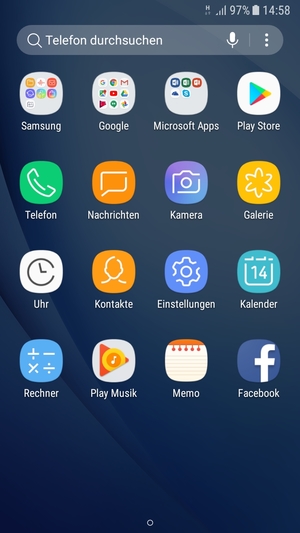 Wählen Sie Einstellungen