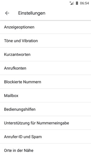 Wählen Sie Mailbox