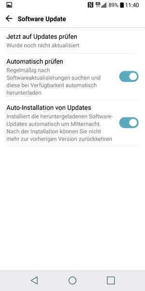 Wählen Sie Jetzt auf Updates prüfen
