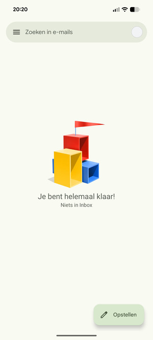 Uw Hotmail is klaar voor gebruik