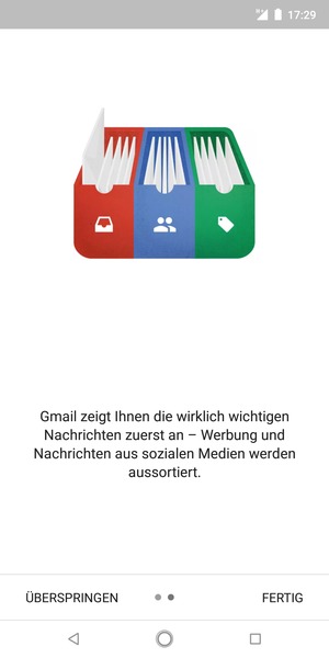 Wählen Sie FERTIG