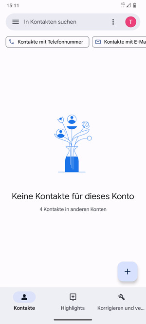 Wählen Sie Korrigieren und verwalten