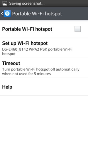 Select Set up Wi-Fi hotspot