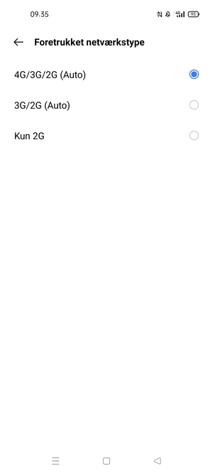 Vælg din foretrukne mulighed
