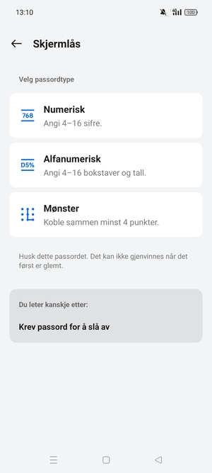 Velg Mønster