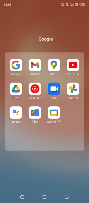 Sélectionnez Gmail