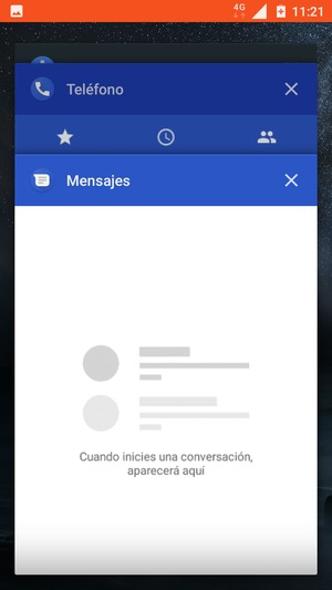 Deslice las aplicaciones a la derecha para cerrarlas