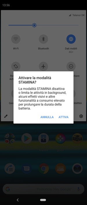 Seleziona ATTIVA