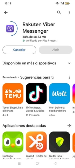 Espere a que el proceso de instalación finalice