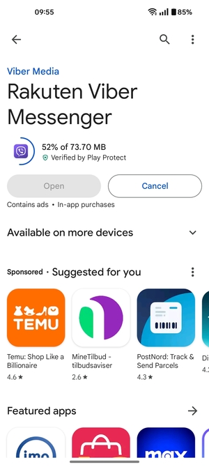 Wait for the installation process to finish