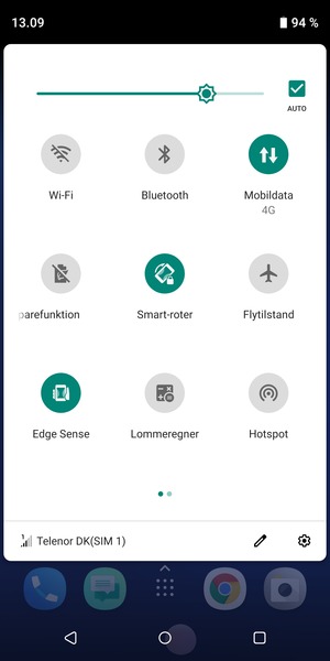 Slå Batterisparefunktion til