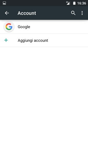 Seleziona Google