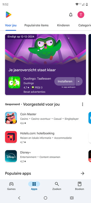 Selecteer Zoeken