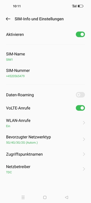 Wählen Sie Zugriffspunktname