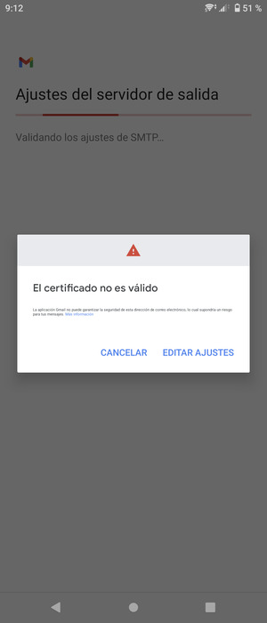 Seleccione EDITAR AJUSTES