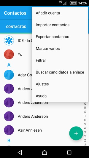 Seleccione Ajustes