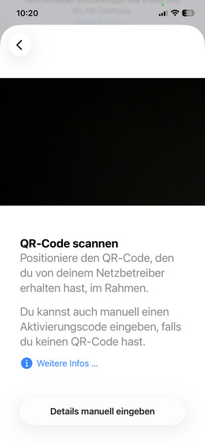 Scannen Sie den QR-Code