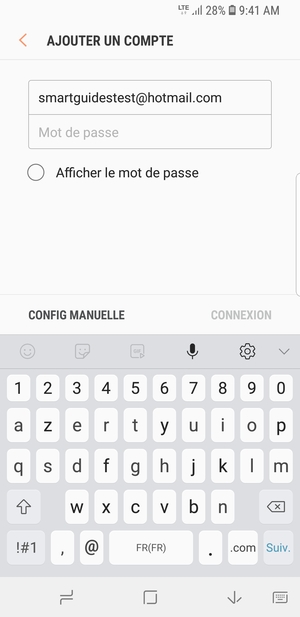 Saisissez votre adresse Gmail et sélectionnez Suiv.