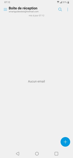 Votre messagerie Hotmail est prête à l'emploi