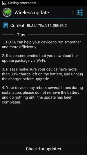 Selecteer Check for updates