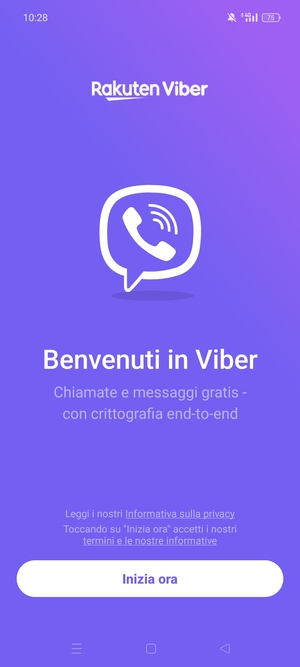 L'app è pronta per l'uso