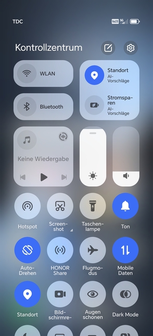 Schalten Sie Automatisch Helligkeit ein