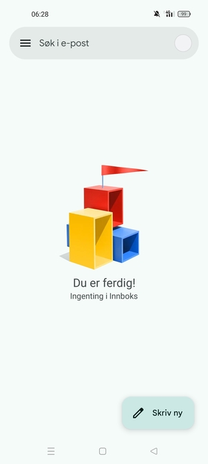 Hotmail er klar til bruk