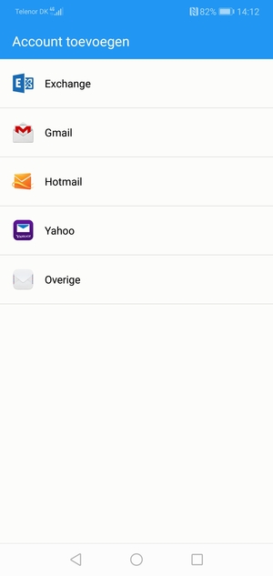Selecteer Gmail