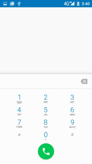 Press and hold the number 1