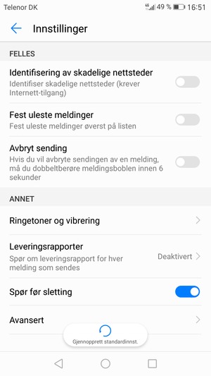 Velg Avansert