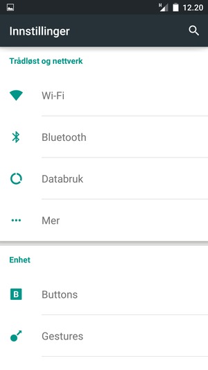 Velg Wi-Fi