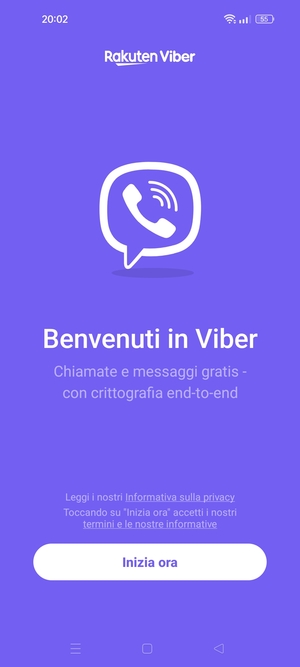 L'app è pronta per l'uso