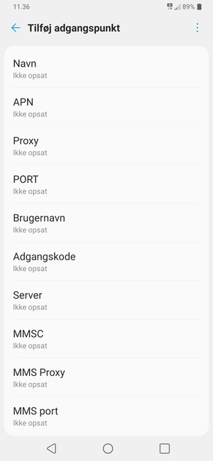 Indtast MMS-oplysninger