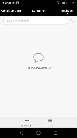 Vælg Menu