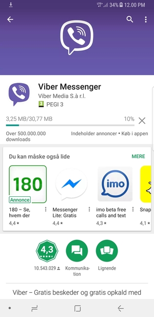 Afvent at installeringen er afsluttet