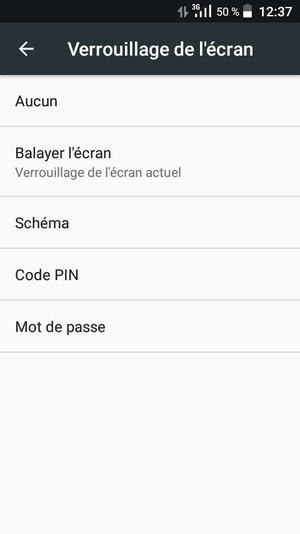 Sélectionnez Schéma