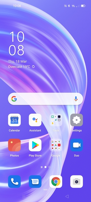 To close all running apps, select the Recent apps button