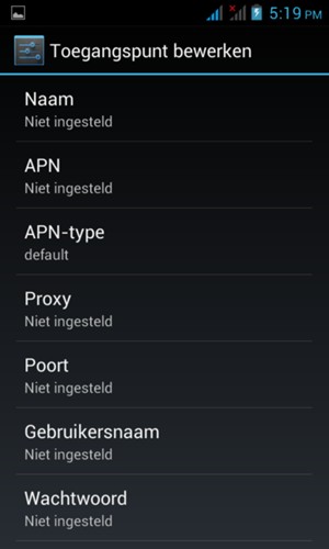 Voer mms-gegevens in