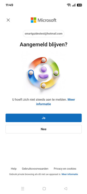 Selecteer uw voorkeursoptie