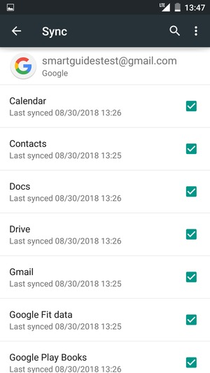 Check all the checkboxes