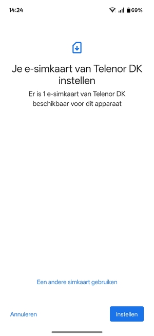 Selecteer Instellen